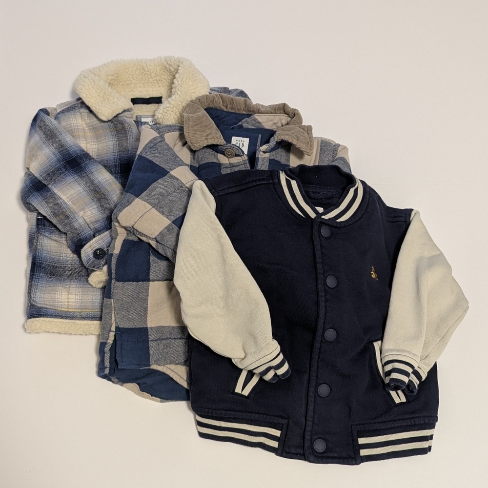 3X GAP Baby Boys Jackets 18-24M
